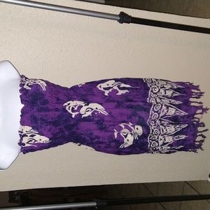 Strapless Summer dress, Bikini cover up